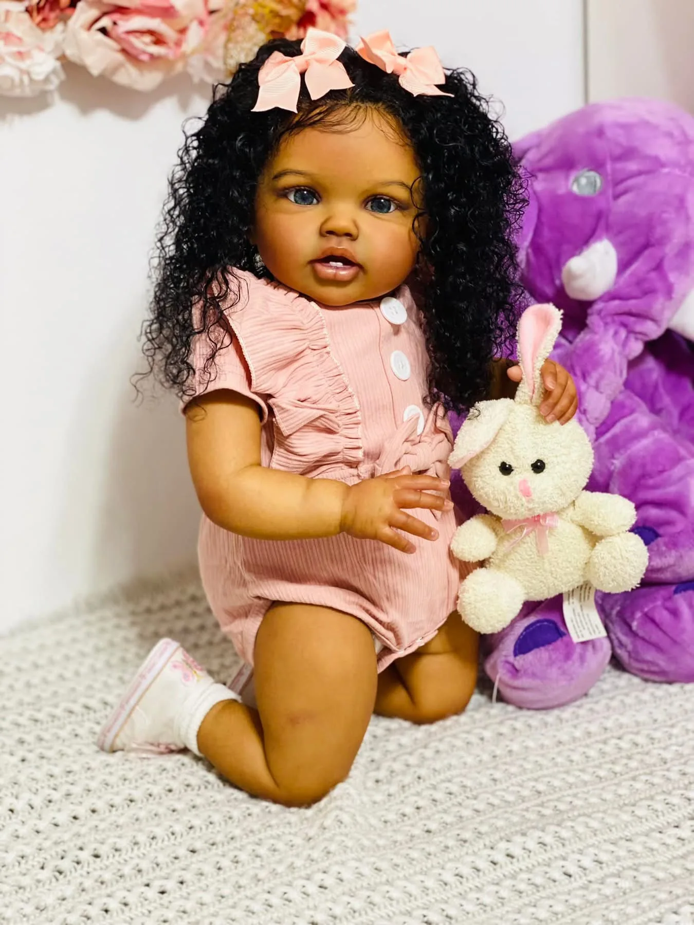 Baby Products For Curly Hair - 24 بوصة تولد من جديد طفل