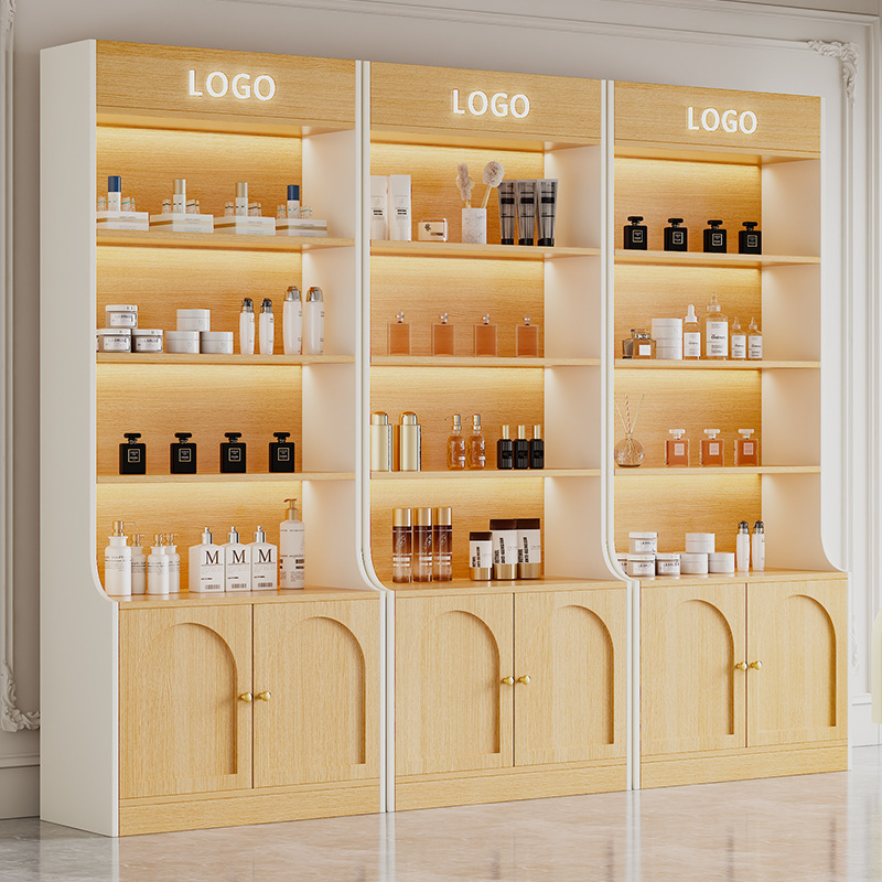 Baby Products Skin Care - خزانة عرض مستحضرات التجميل، خزانة عرض