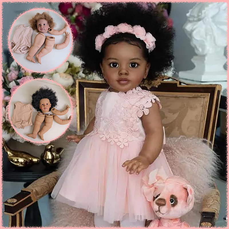 Baby Products For Curly Hair - طقم دمية بيبي ريبورن بشرة داكنة
