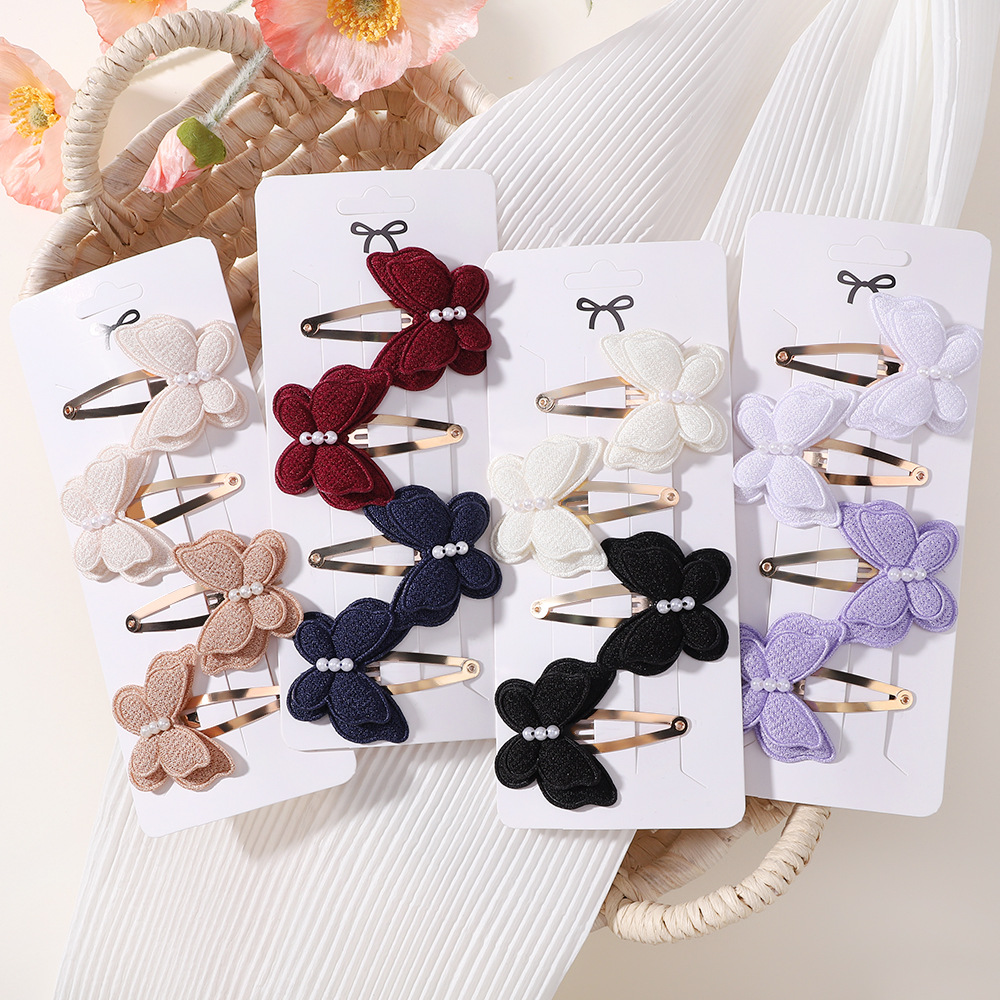 4 قطعة/المجموعة فراشة مشبك شعر - مراجعة Baby Products Set وسعره