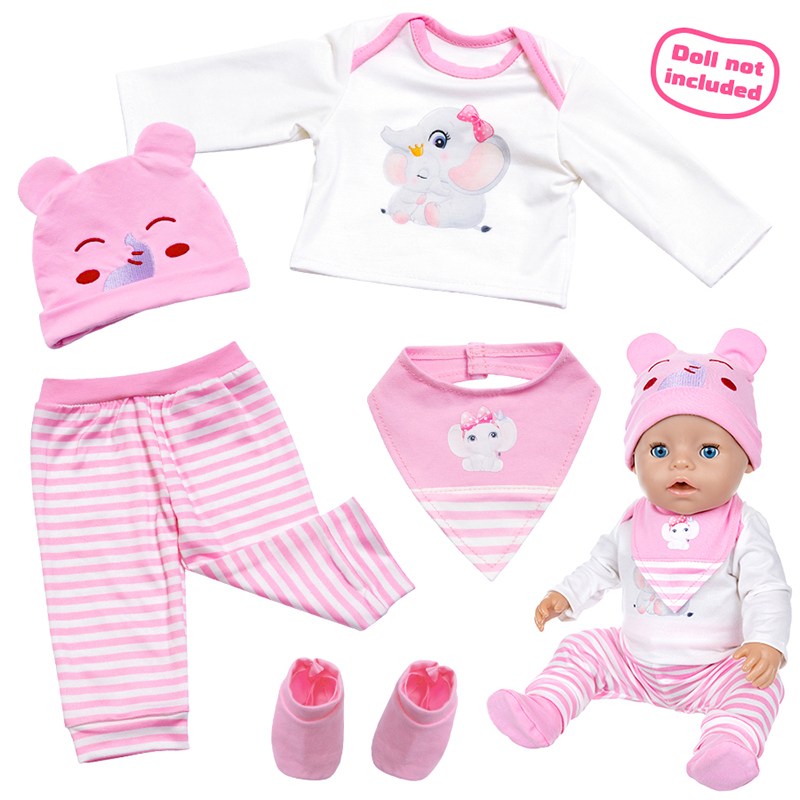مجموعة ملابس للدمى مقاس 16-18  - مراجعة Baby Products Set وسعره