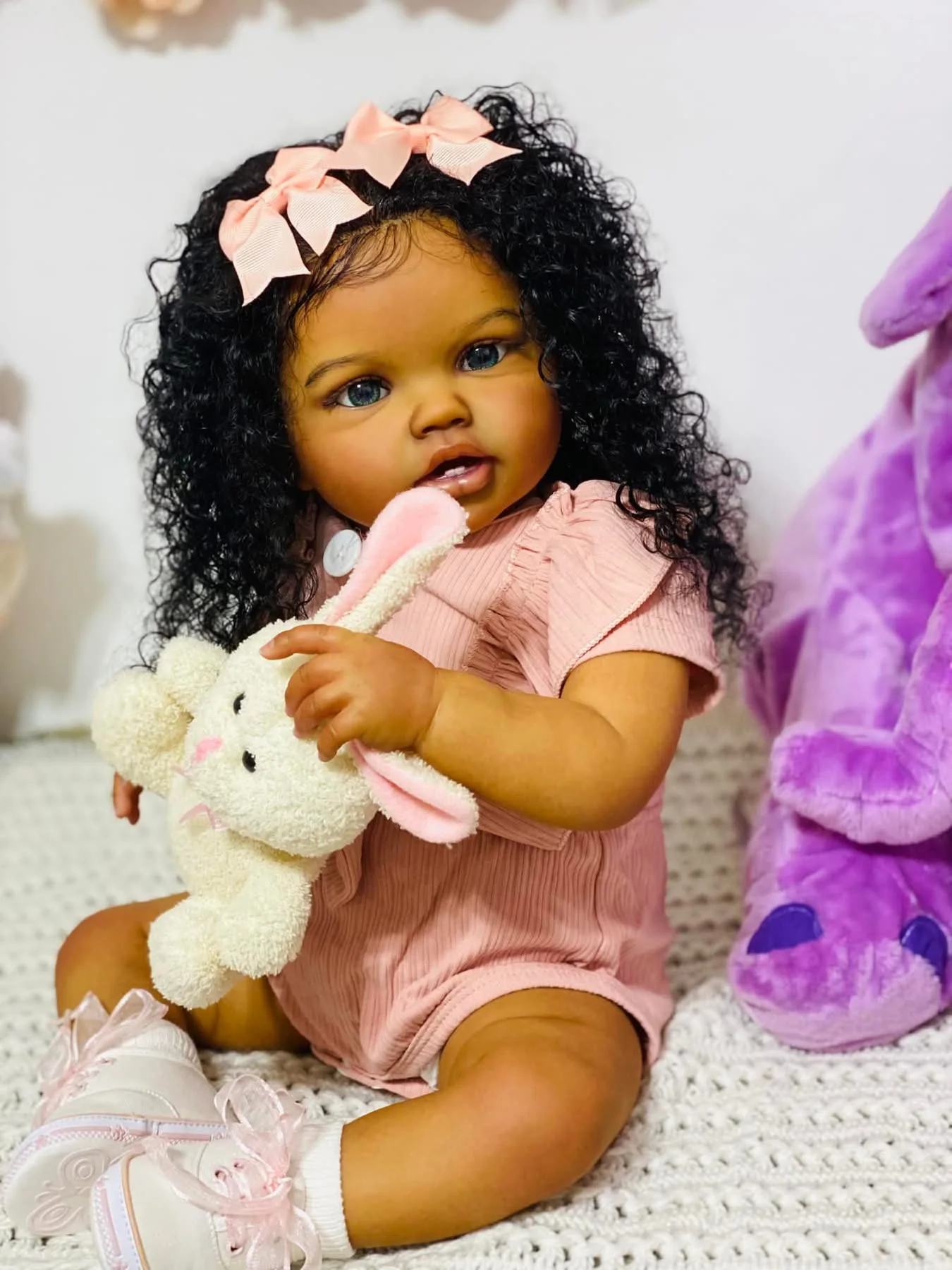 24 بوصة تولد من جديد طفل رضيع  - مراجعة Baby Products For Curly Hair وسعره