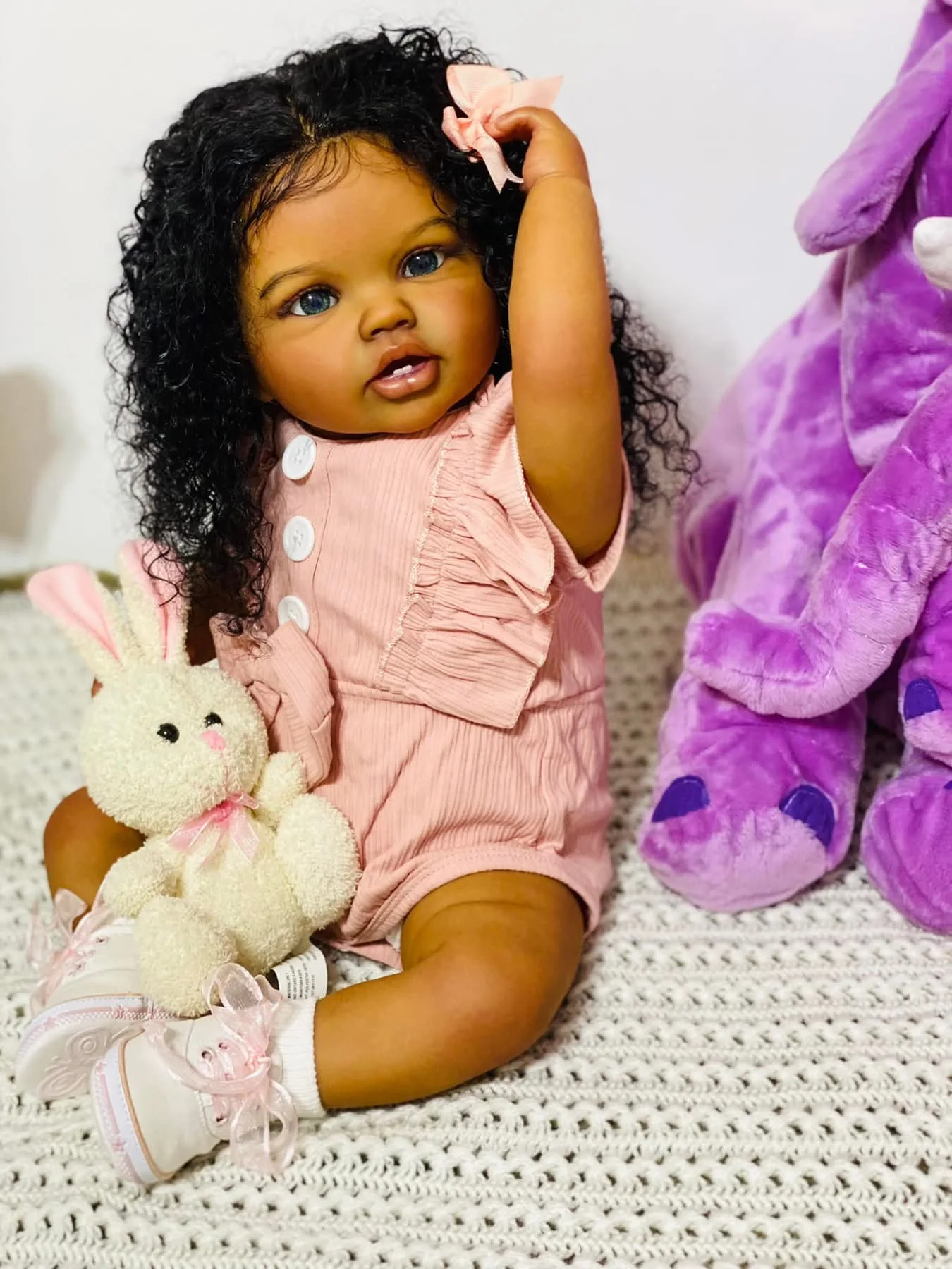 24 بوصة تولد من جديد طفل رضيع  - مراجعة Baby Products For Curly Hair وسعره