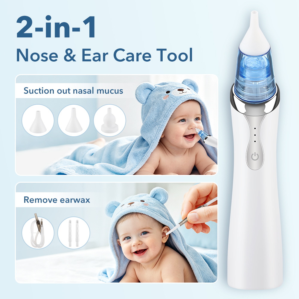 شفاط أنف كهربائي قابل لإعادة ا - مراجعة Nasal Aspirator وسعره