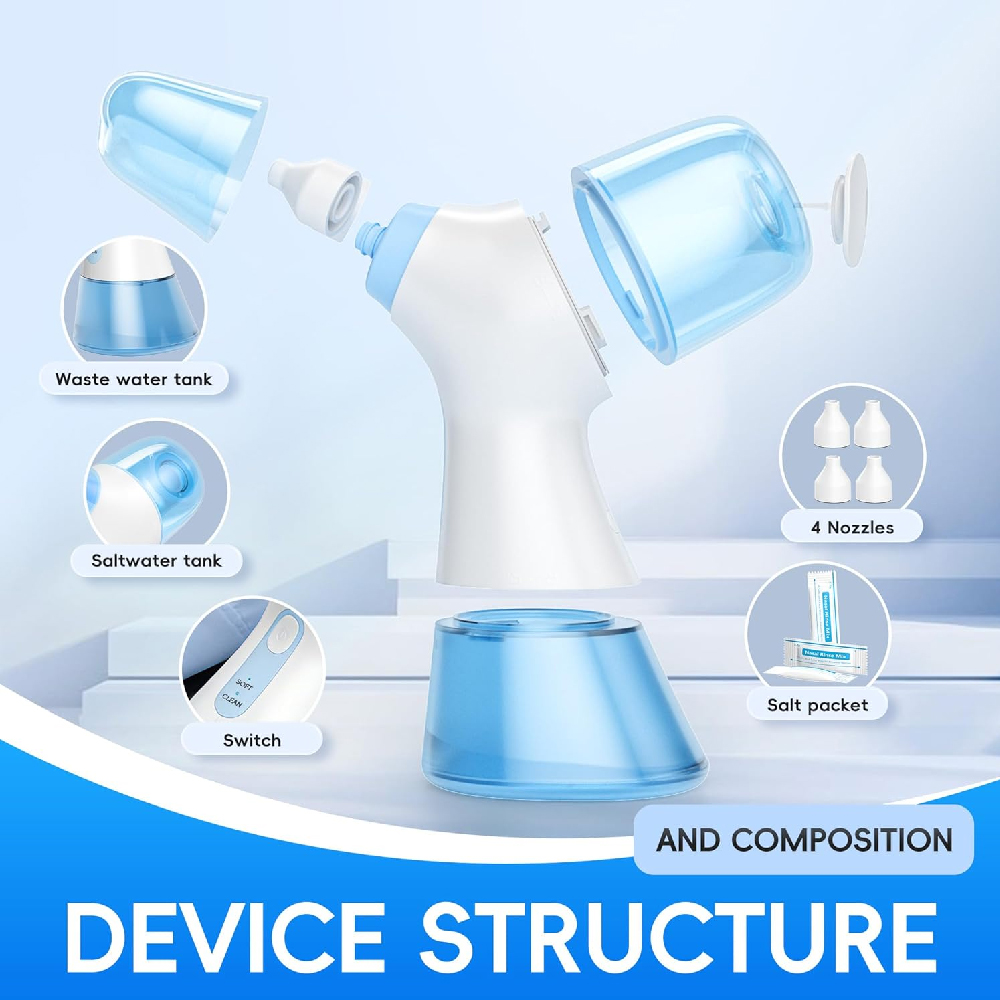منظف أنف كهربائي قابل لإعادة ا - مراجعة Nasal Aspirator وسعره